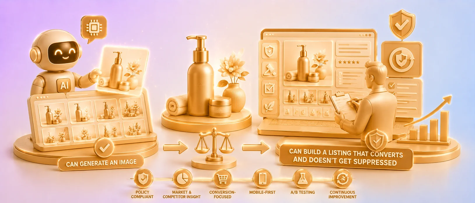 AI image generators vs Amazon listing designers in 2026 — what Canva and Photoroom still can't do