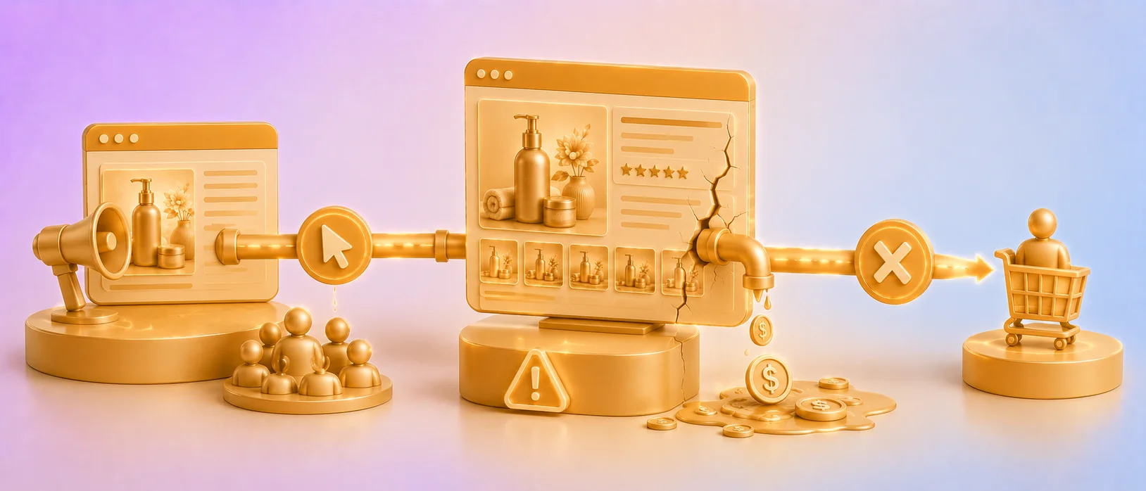 Amazon ads get clicks but no sales — the problem is the page, not the campaign