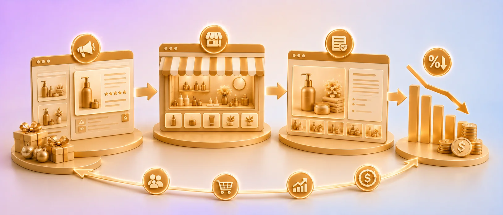 The Brand Registry conversion loop — Sponsored Brand ad to Store to A+ Content to lower ACOS