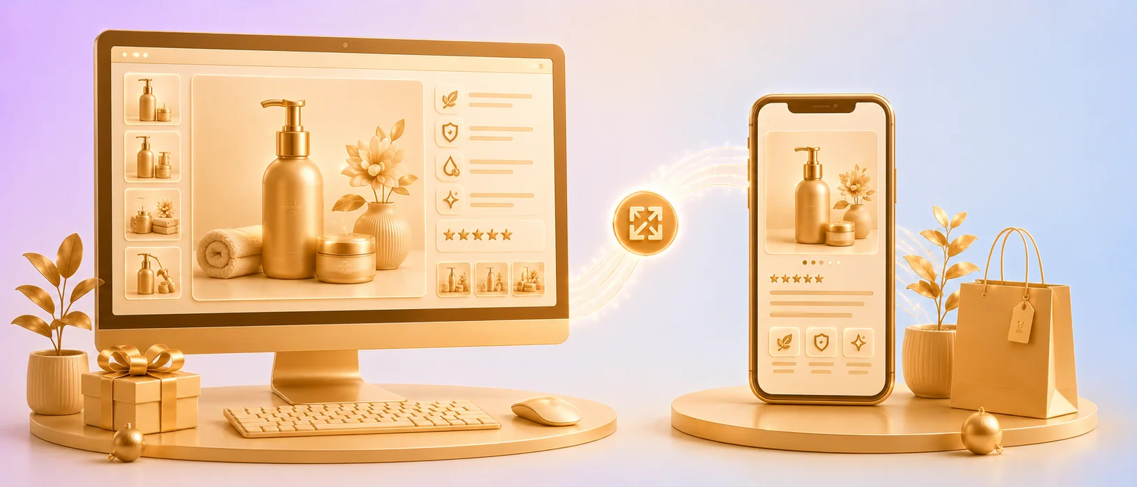 Same Amazon image on a 27-inch monitor vs a 6-inch phone thumbnail — what the buyer actually sees